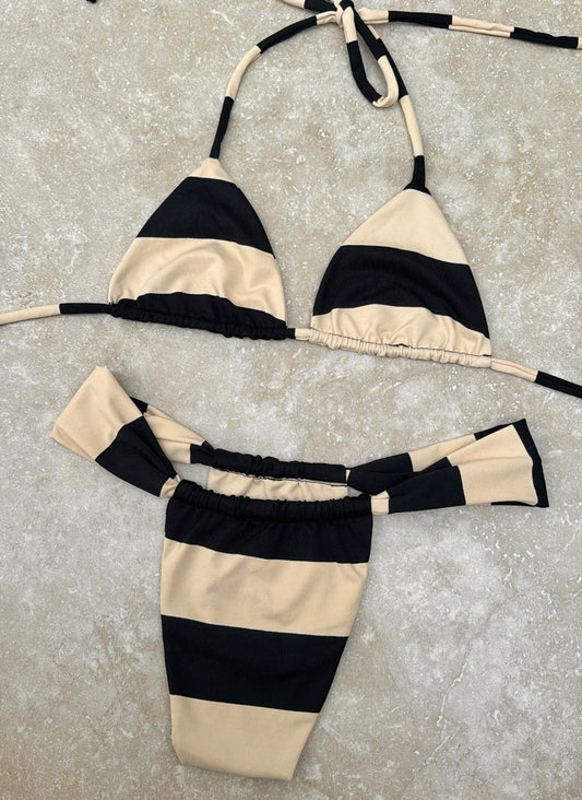 Coffee Stripe set